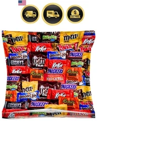 Halloween Verschiedene Schokolade Süßigkeiten Mix Spaß-Größe Großpackung 2 Pfund Packung - Bild 1 von 2