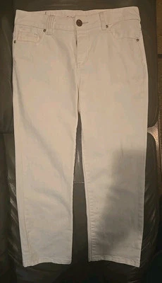 Pantalones de mezclilla para mujer talla 8 con cinta métrica Foto 1 de 4