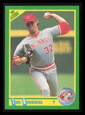 Tom Browning 1990 Score #165  Cincinnati Reds
