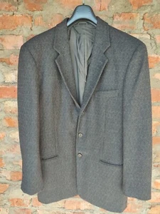 Giorgio Armani a milano borgonuovo 21 Wool Coat Jacket Trench Sz 52 - Picture 1 of 10