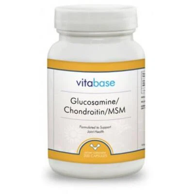 Vitabase Glucosamina Condroitina MSM - 200 Cápsulas Foto 1 de 2
