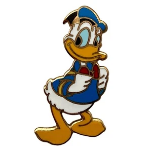 Prendedor Disney 457 Pato Donald Feliz Esmalte Sonriente Ajustable Pajarita WDW DLR - Imagen 1 de 9