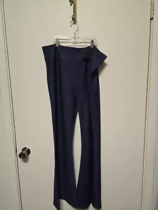 PANTALONES LEGGINGS Crazy Train 3X NUEVOS GRIS/AZUL BELLBOTTOM - Imagen 1 de 11