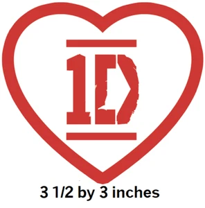 Decalcomania da parete logo Niall Horan adesivo vinile One Direction 1D bastone peeling decorazione artistica - Foto 1 di 1