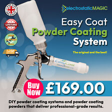 Easy Coat Powder Coating System Gun and Powder DESIGNED & MANUFACTURED IN THE UK