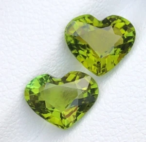 3.30 Carat Green Color Heart Shape Tourmaline From Afghanistan - Picture 1 of 10