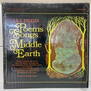 JRR Tolkien – Poems And Songs Of Middle Earth - Caedmon TC 1231 - 1967 LP EX - Picture 1 of 11