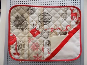 AMERIKANISCHE TISCHDECKE FRÜHSTÜCK ZUM BESTICKEN + WEIHNACHTSSERVIETTE - Bild 1 von 3