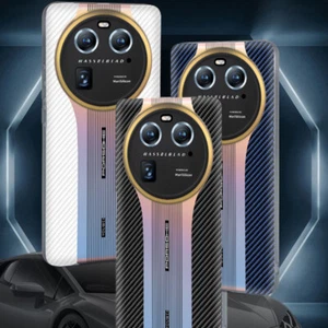 Fashion Laser IMD Carbon Fiber Skin shockproof Back case For vivo X100 X90 Pro+ - Picture 1 of 18