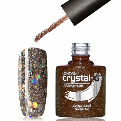 CRYSTAL-G, Crystal-G Diamond Bling Glitters " D- Range D-05 " UV / LED Gel Nail Polish