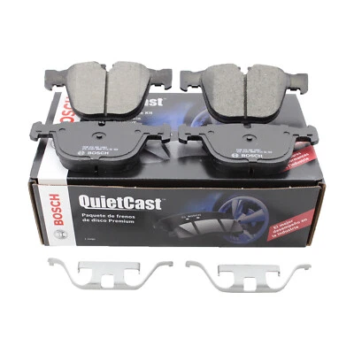 Bosch QuietCast Rear Ceramic Brake Pads for BMW E60 E63 E65 E70 F15 E71 F16 - Image 1 of 4