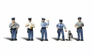 Policemen - N Scale (6 pieces) Woodland scenics A2122 - Picture 1 of 2