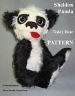 Mohair/Needle Felted Panda Bear PATTERN "Sheldon Panda" by Neysa A. Phillippi