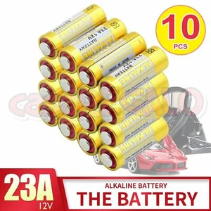 10x 23A 21/23 A23 23A 23GA 12V Alkaline Battery for Garage Car Remote Alarm - Picture 1 of 6