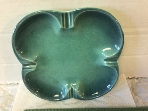 Vintage Royal Haeger 4 Leaf Clover Large Cigar Ashtray R1601 Turquoise Teal - Picture 1 of 6