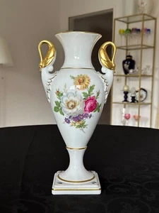 A/K KAISER Vase SCHWANENHALS Vase Gloria Henkelvase Amphore Höhe 35 cm neuwertig - Bild 1 von 23