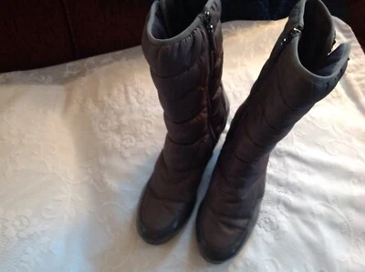 女式 CALVIN KLEIN 冬季靴 灰色 8 码 — 第 1/4 张图片