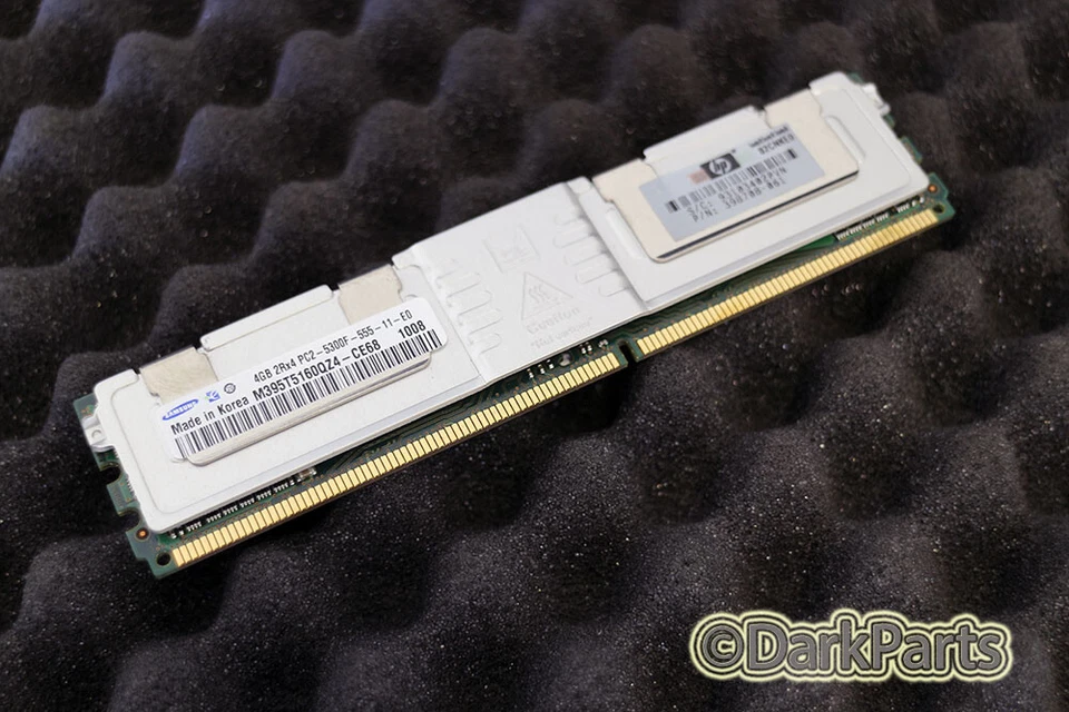 HP 453832-001 398708-061 Samsung M395T5160QZ4-CE68 PC2-5300F-555-11-E0 4GB RAM - Image 1 of 1