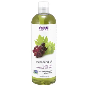 NOW Grapeseed Oil 16 fl oz FRESH MADE IN USA FREE SHIPPING - Picture 1 of 2