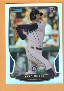 Brad Miller Seattle Mariners 2013 Bowman cromo draft refractores #29 3P - Imagen 1 de 2