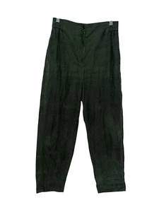 COS Olive Green Corduroy Elastic Waist Trousers Size 4 Casual Fit Womens Pants - Picture 1 of 7