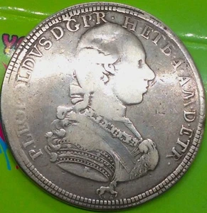 Francescone 1789 Tuscana Italy Leopold Habsburg Florence 40mm silver - Picture 1 of 10