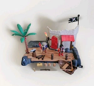 PLAYMOBIL Pirates 6146 Fortress + Captain Leg Wooden 6684 – Bundle Incomplete - Picture 1 of 13
