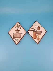 Placa de pared de cocina de cerámica con forma de diamante Lefton decoración Japón vintage MCM (2) - Imagen 1 de 8