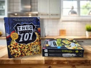 2014-16 Thug Kitchen 101, Party Grub, & The Official Cookbook Hardcover Books - Picture 1 of 9