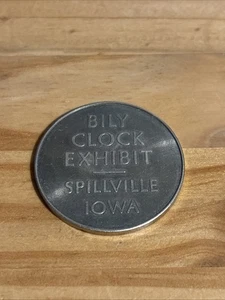 Bily Uhr Ausstellungsmedaille Spillville Iowa Joseph & Frank Bily - Bild 1 von 2