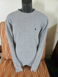 Polo Ralph Lauren Men's Waffle Knit Pullover Sleep Shirt L / XL Gray - Picture 1 of 5