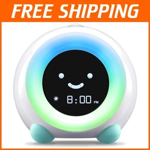 Mella Kids Alarm Clock & Sleep Trainer - Arctic Blue - Picture 1 of 9