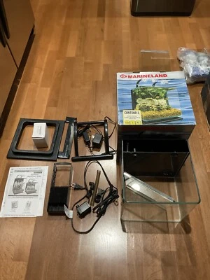 Marineland Contour 3 aquarium Kit 3 Gallons, Rounded Glass Corners, Includes LED - Image 1 of 4