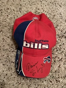 Buffalo Bills Dainon Sidney #37 HANDSIGNIERT Fußball Mütze/Cap - Bild 1 von 4