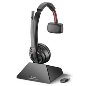 🔥New Plantronics Savi 8210 UC Mono USB-A Wireless DECT Headset w/ Stand One Ear - Zdjęcie 1 z 4