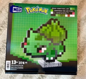 Mega Building Blocks Pokemon Pixel Art Bulbasaur Toy Figure Brand New In Box - Picture 1 of 1