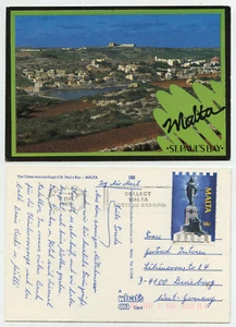 46193 - Malta - St. Paul's Bay - Ansichtskarte, gelaufen 9.5.1989 - Bild 1 von 1
