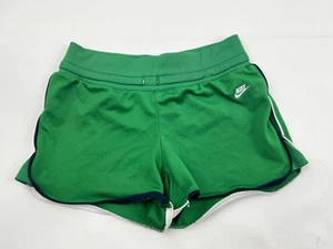 Nike Shorts Girls Size Medium M Green White Youth Active Bottoms Kids Casual Gym - Picture 1 of 6