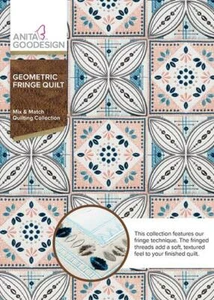 Geometric Fringe Quilt Anita Goodesign Embroidery Machine Design CD NEW - Picture 1 of 2