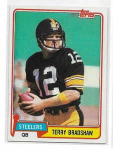 Tarjeta Topps Terry Bradshaw 1981 #375 Salón de la fama - Imagen 1 de 1