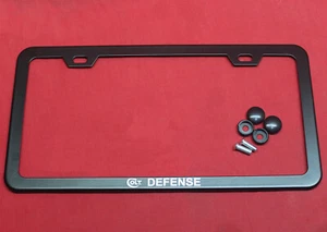 Colt Defense Stainless License Plate Frame Black - Picture 1 of 2