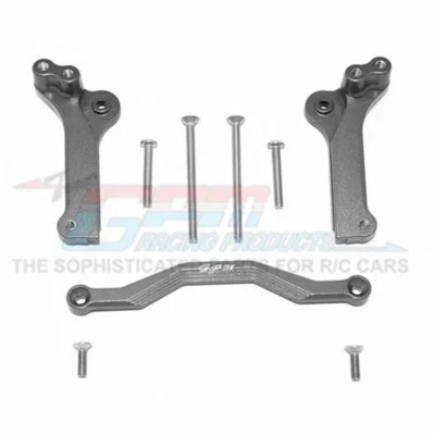 GPM Racing Aluminum Rear Shock Mount (9Pcs) Set Grey : Maxx - Image 1 of 4