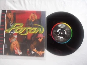 POISON TELL ME WHY CAPITOL RECORDS MADE in EUROPE 7" VINYL SINGLE in PIC/SLEEVE - Picture 1 of 2