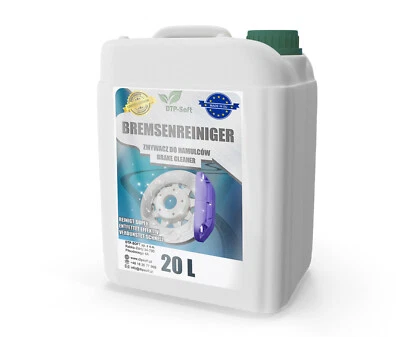 DTP-SOFT 20L Bremsenreiniger Teilereiniger Entfetter Montagereiniger TOP 1 x 20L