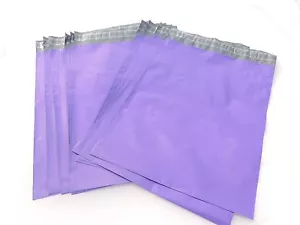 100 lila 12x15 flache Poly Post Versandtasche Umschläge, selbstklebend USPS Versandtasche - Bild 1 von 9