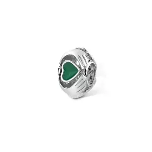 Keltischer Claddagh Andenken Perle Charm - Bild 1 von 1