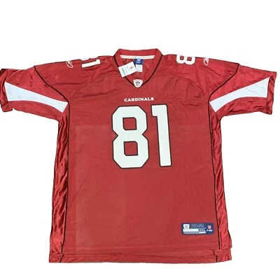 Новая мужская футболка REEBOK NFL Football ARIZONA CARDINALS ANQUAN BOLDIN размер XXL 81 - Изображение 1 из 4