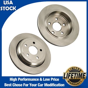 Pair Rear Disc Brake Rotors for Dodge Durango 2021-2023 Jeep Grand Cherokee 2021 - Picture 1 of 19