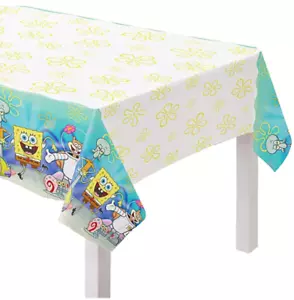 SpongeBob Paper Table Cover~SpongeBob SquarePants Paper Table Cover, 54in x 96in - Picture 1 of 5