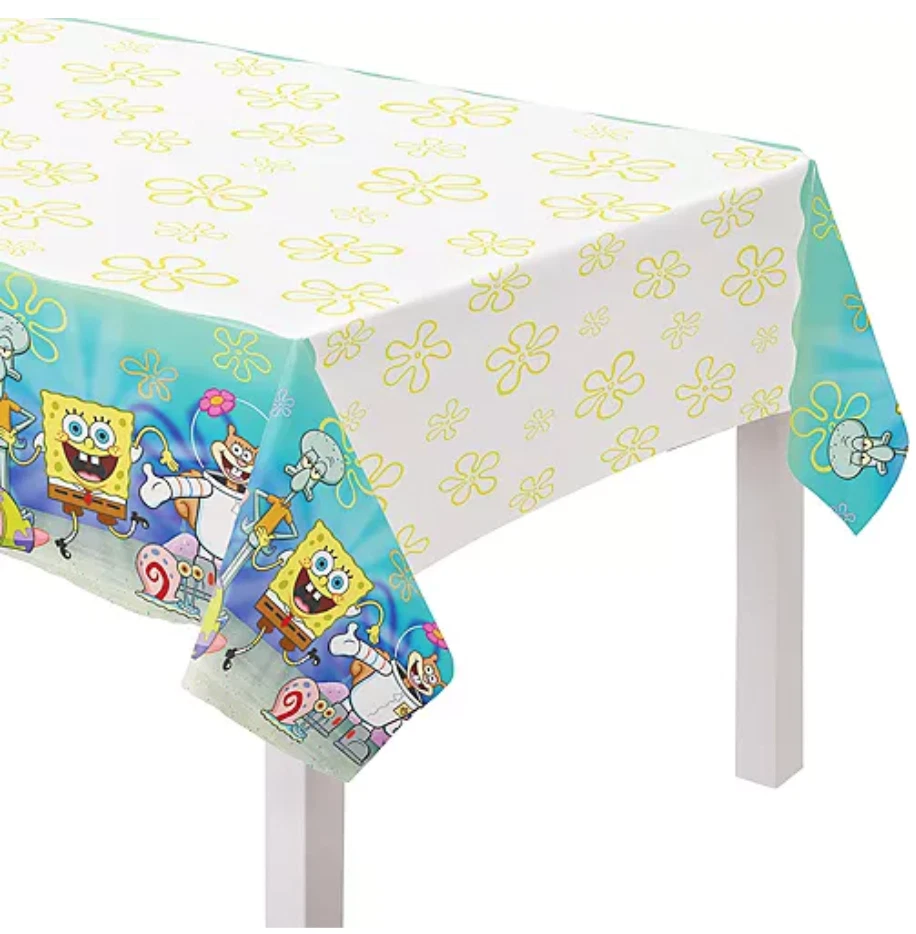 SpongeBob Paper Table Cover~SpongeBob SquarePants Paper Table Cover, 54in x 96in - Image 1 of 4